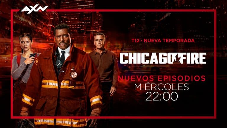 Imagen promocional de la serie Chicago Fire.